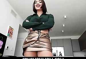 CrushonMom - Huge tits step-mom sucks stepson