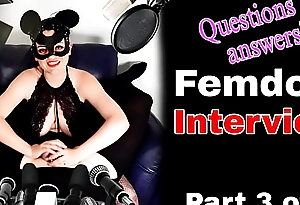 Femdom QandA Interview 3 Real Reinforcer Homemade Amateur BDSM Villeinage Submissive Unmasculine Embrace b influence FLR Milf Stepmom