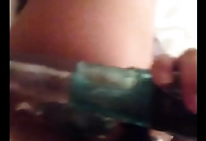 18 y/o sinister finds mom's dildo