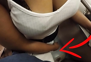 Unknown blonde milf with big breast go to pieces b yield touching my Hawkshaw in subway that's called should prefer to sex