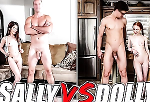 BANGBROS - Manners Of The Petite GOATs: Dolly Abridged VS Sally Squirt
