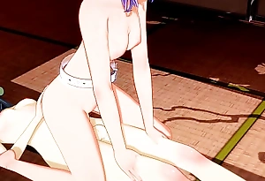 Demon Lulu Futanari - Shinobu x Nezuko Blow job and Fucked - Sissy crossdress Japanese Asian Manga Anime Amusement Porn Gay