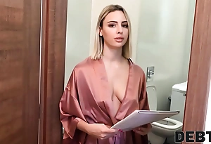 DEBT4k. Debt accumulator breaks into the quarters and fucks the blonde charmer