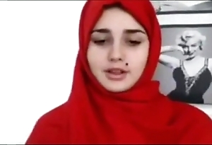 Arab legal age teenager goes uncover