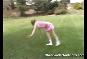 Petite teen cheerleader!